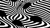 Swirling black and white pattern creates optical