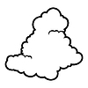 Vector clipart: cloud. Cartoon cute sky