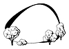 Vector clipart: Background with trees. Spring or summer stylized