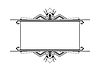 Vector clipart: Frame in art nouveau style. Decorative geometric