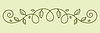 Vector clipart: Floral curling element. Decorative nature swirling