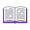 Vector clipart: s of open book. Image for education and school