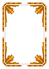 Vector clipart: Frame in art nouveau style. Decorative geometric