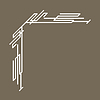 Vector clipart: Line geometric corner. Tribal ethnic decorative