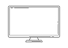 monitor. Computer equipment and work device