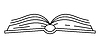 Vector clipart: s of open book. Image for education and school
