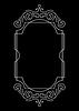 Vector clipart: Line curl frame. Modern decorative linear background