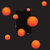 Vector clipart: glass morphism. Space for text, banner. Transparenc