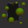 Vector clipart: glass morphism. Space for text, banner. Transparenc