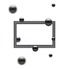 Vector clipart: glass morphism. Space for text, banner. Transparenc