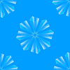 Vector clipart: crystal diamond seamless pattern on blue background