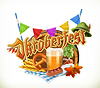 Vector clipart: Munich Beer Festival Oktoberfest, can also be used