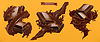 Vector clipart: Chocolate and splash. 3d realistic