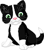 Vector clipart: Kitten