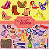 Vector clipart: Beauty background