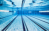 Sport swimming pool underwater background | Stock Foto