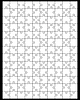 Vector clipart: white puzzle 5