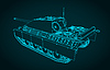Heavy German self-propelled artillery unit sketch