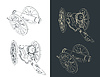 Vector clipart: Vintage artillery cannon