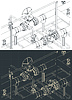 Vector clipart: Natural gas metering skid isometric blueprints