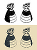 Vector clipart: Rocket engine s