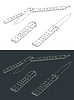 Vector clipart: Butterfly knife blueprints