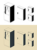 Vector clipart: Electrical panels s