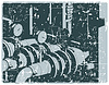 Vector clipart: Pipes valves and manometers retro poster