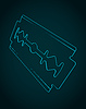 Vector clipart: Razor blade