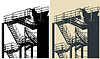 Vector clipart: Silo storage