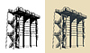 Vector clipart: Silo storage system s