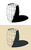 Vector clipart: Wooden barrel s