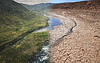 Konzept Dürre, Klimawandel. fluss vorher und nachher | Stock Foto
