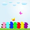 Iridescent butterflies | Stock Illustration