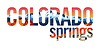 Vector clipart: Colorado Springs with Rocky Mountains Vector