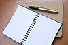 Papel de cuaderno | Foto de stock