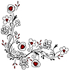 Stilisierte hübschen Blumenmuster | Stock Vektrografik