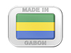 Hergestellt in Gabun | Stock Illustration