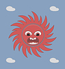 Puesta del sol | Ilustración vectorial