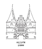 Vector clipart: Germany Holsten Gate