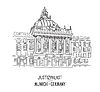 Vector clipart: Palace of Justice in Munich Germany