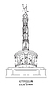 Vector clipart: Victory Column in Berlin