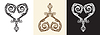 Vector clipart: Retro vintage hand drawing collection of design