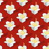 Vector clipart: Chinese noodles in box pattern seamless. Traditiona