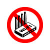 Vector clipart: Stop WiFi router! Ban Wi-Fi Internet equipment icon