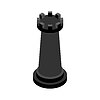 Vector clipart: Rook Chess piece . Piece for playing chess