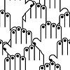 Vector clipart: Fingers pattern seamless. Finger background. Palm