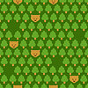 Vector clipart: Forest with bear pattern seamless. Trees and bears