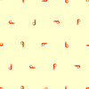 Vector clipart: Shrimp pixel art pattern seamless. 8 bit Small