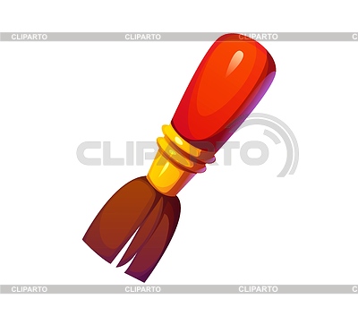 Barra de puntuación del pincel de fuente de educación escolar | Ilustración vectorial de stock |ID 7636570